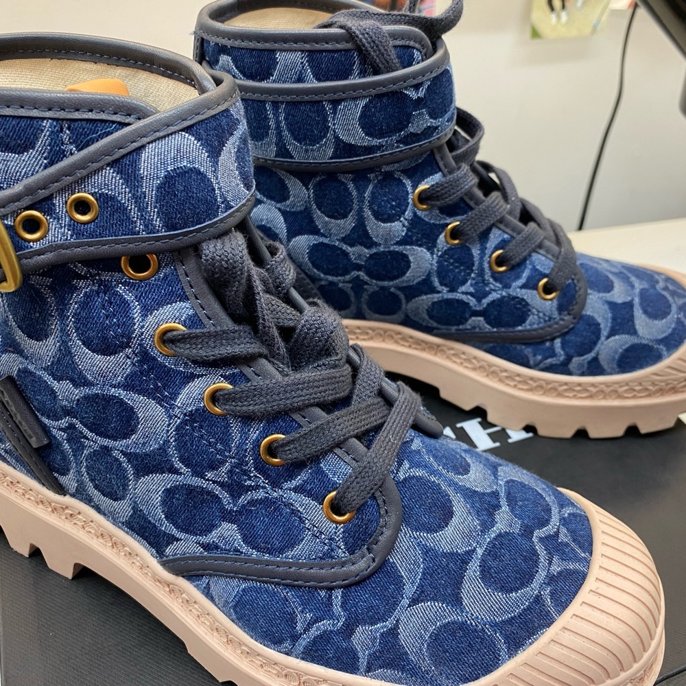 Coach booties… new! Never worn